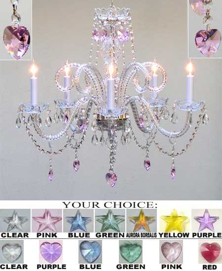 MURANO VENETIAN STYLE ALL-CRYSTAL CHANDELIER