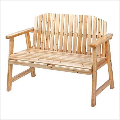 Wooden Cottage Garden Bench
