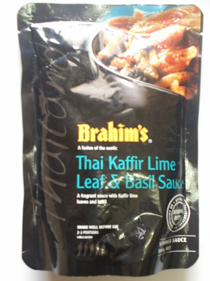 Brahim's Premium Thai Kaffir Lime Leaf & Basil Sauce