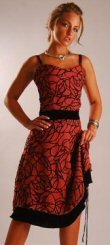 Velvet Spider Web Dress Medium