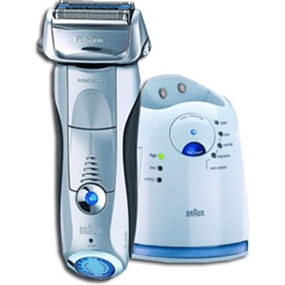 Braun Pulsonic Electric Razor Plus Clean & Charge