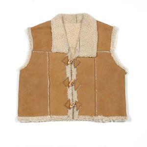 Kina Collection All-Natural Lamb Toggle Vest Made in New Zealand