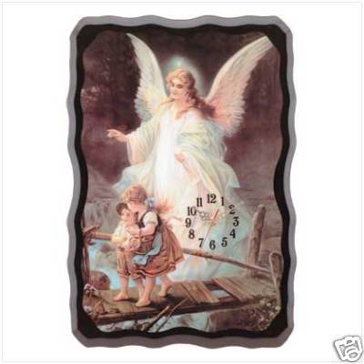 Guardian Angel Wall Clock - Angel Wall Clock