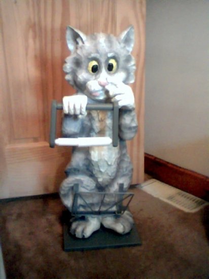 Cat Toliet Paper Holder