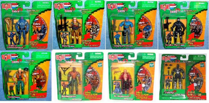 Gi Joe Cobra 2003 Mission Disc lot 8 w/cd-rom dvd-Marvel Sunbow Animation