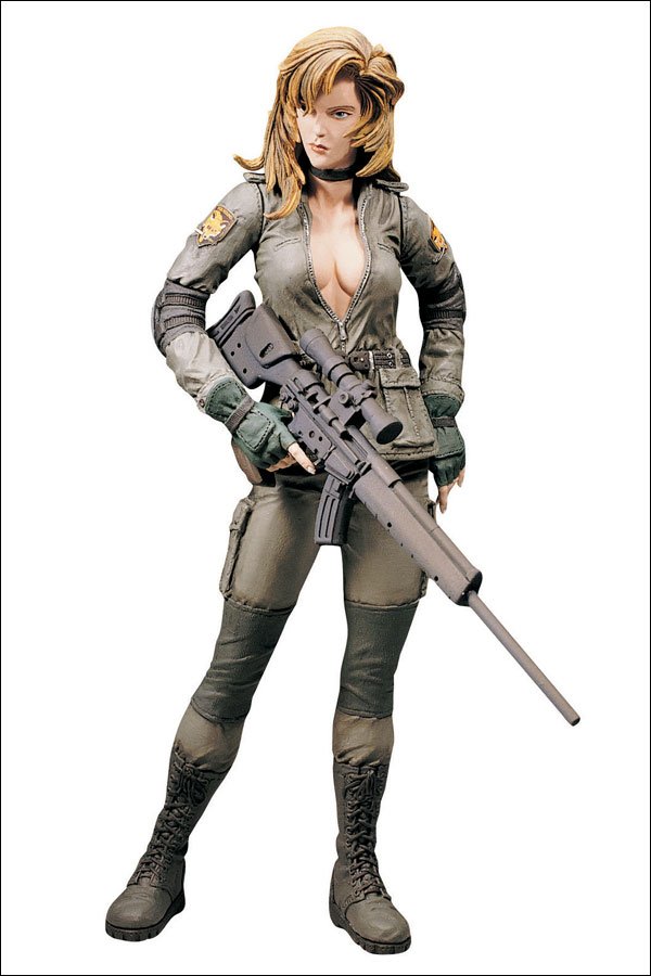 Metal Gear Solid-McFarlane Toys-Sniper Wolf-Spawn-Konami MGS Series 1 action figure