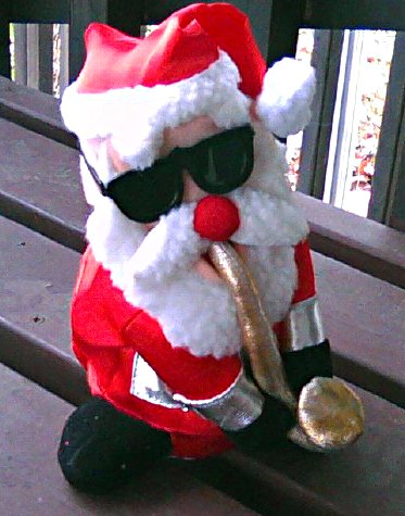Animated Dancing Santa+Sax, Musical Xmas Holiday Decor-Plush Toy Electronic, Kohls Exclusive