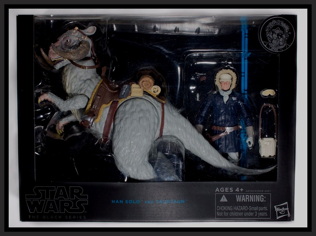 star wars the black series han solo and tauntaun 6 inch figures