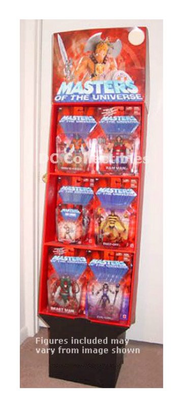 Motu Grayskull Store Display Case + Figures He-Man Mattel Vintage-She-Ra-200x-Legends Eternia-motuc