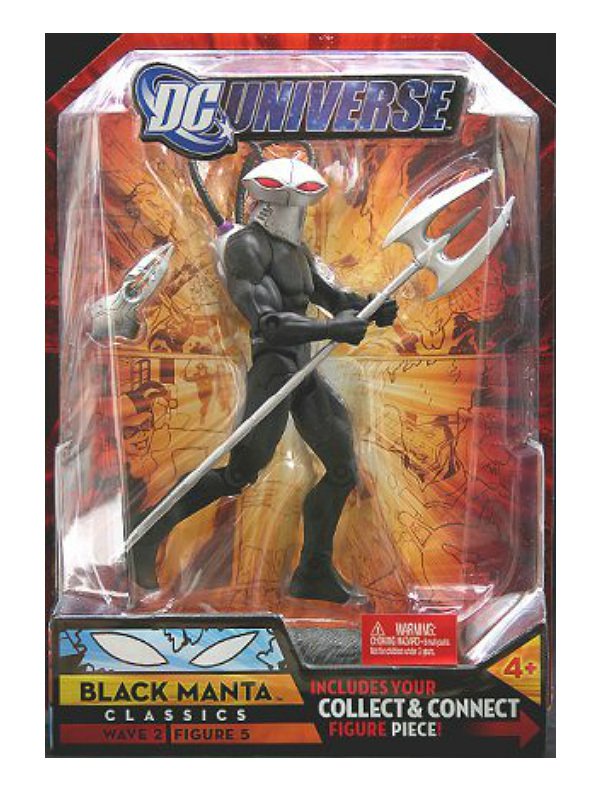 Black Manta DCUC Mattel Classics Wave 2 Figure 5 BAF Grodd {Aquaman, Super Powers} (DCCM5701)
