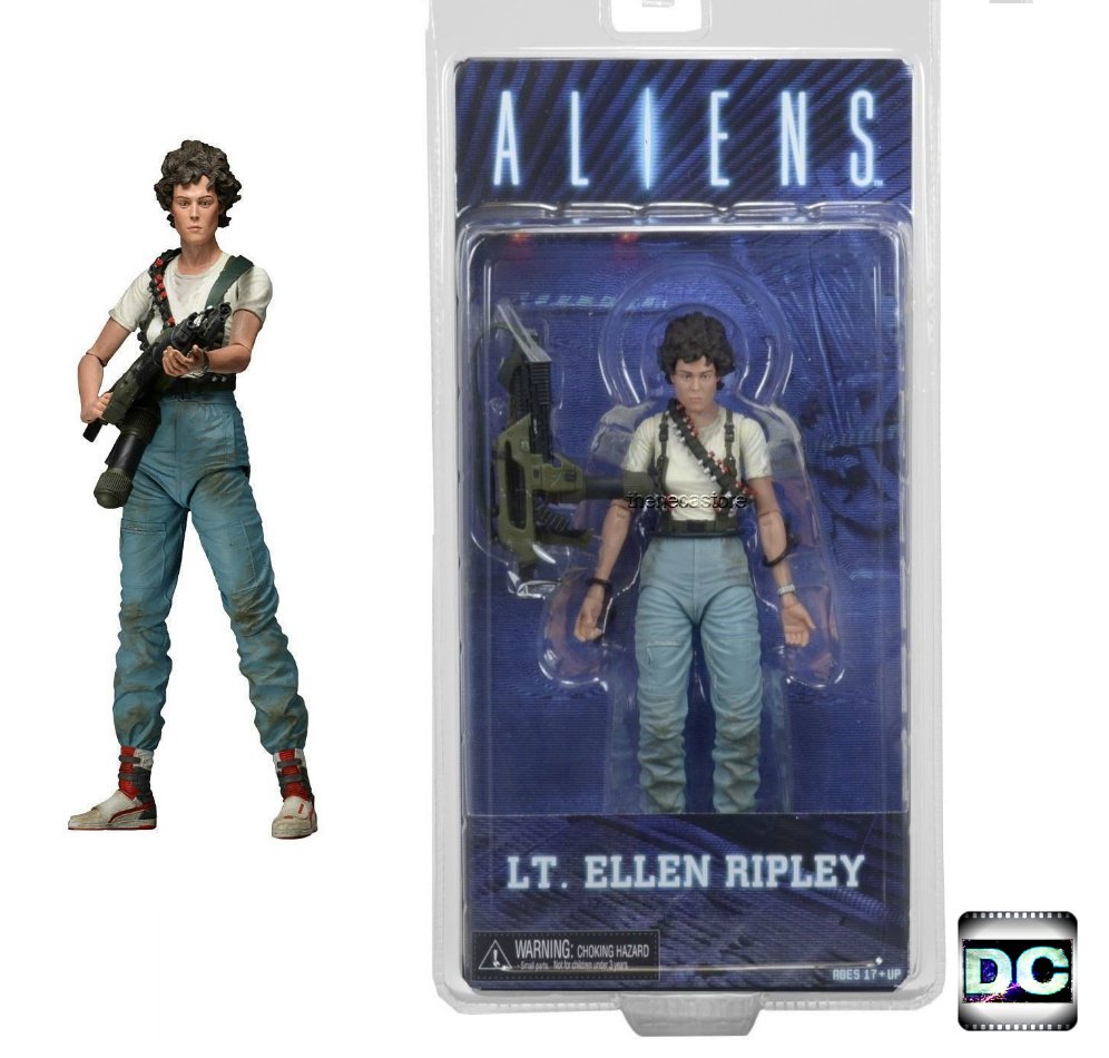 Neca Aliens 7" Series 5 Lt. Ellen Ripley (Queen Attack) 2015 Reel Toys (DCC51372)