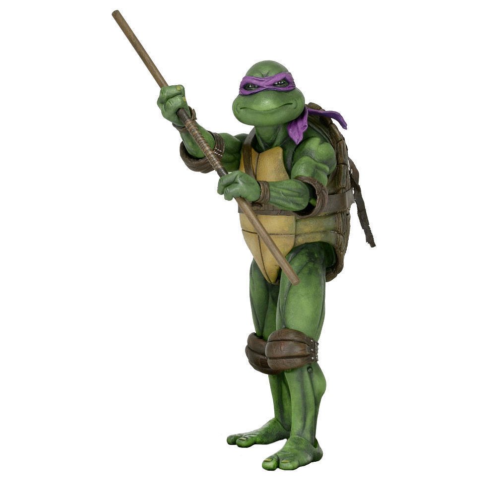 Neca TMNT Ninja Turtles Donatello (1990 Movie) 1/4 Figure 16.5" Premium Format