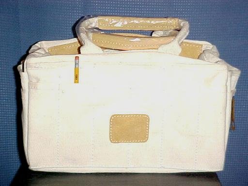 24 Pocket Leather Trimmed Bonsai Tool Bag