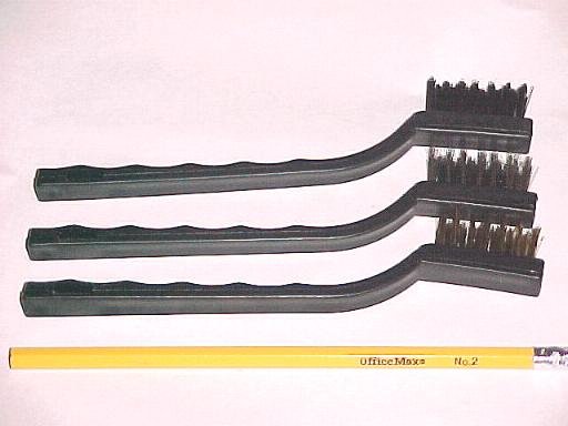 3 Different Bonsai Bark Brushes