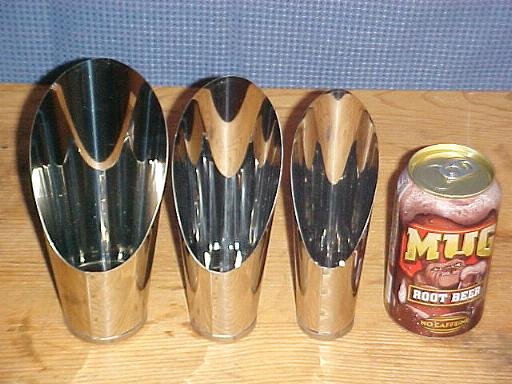 Bonsai Soil Scoops Stainless Steel 3 Pc. Set from Japan