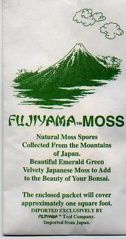 Japanese Mt. Fujiyama Bonsai Moss Spores