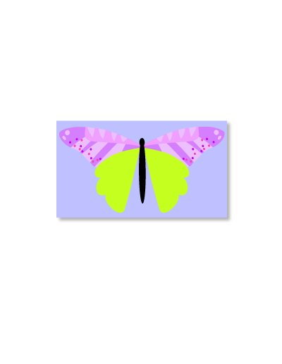 Butterfly Magnet Violet