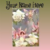 Ebay Store Logo Flower Fairy Green Pink Dress Up your Ebay Store Add your Store Name!!