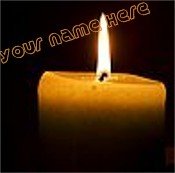Ebay Store Logo Orange Candle Flame Dress Up your Ebay Store Add your Store Name!!