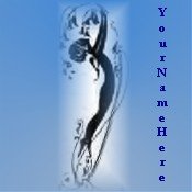 Ebay Store Logo Blue Fairy Dress Up your Ebay Store Add your Store Name!!
