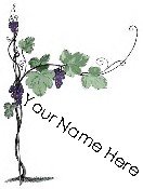 Ebay Store Logo Grape Vine Purple Green Dress Up your Ebay Store Add your Store Name!!