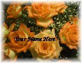 Ebay Store Logo Orange Flower Bouquet Dress Up your Ebay Store Add your Store Name!!