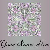 Ebay Store Logo Pink Green Cross Dress Up your Ebay Store Add your Store Name!!