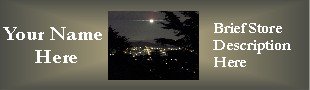 Ebay Store Logo San Franciso Night View Dress Up your Ebay Store Add your Store Name!!