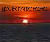 Ebay Store Logo Orange Black Sunset Ocean View Dress Up your Ebay Store Add your Store Name!!