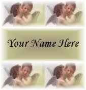 Ebay Store Logo Victorian Baby Angel Kissing Dress Up your Ebay Store Add your Store Name!!
