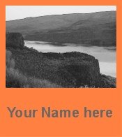 Ecrater Store Logo & HomePage Image Cliffs Sunset Orange Dress Up your Ecrater Store Add your Name!