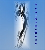 Ecrater Store Logo & HomePage Image Blue Fairy Dress Up your Ecrater Store Add your Name!