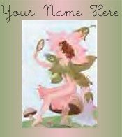 Ecrater Store Logo & HomePage Image Green Flower Fairy Dress Up your Ecrater Store Add your Name!