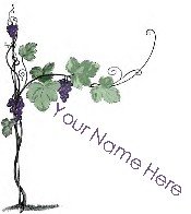 Ecrater Store Logo & HomePage Image Grape Vine Dress Up your Ecrater Store Add your Name!