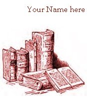 Ecrater Store Logo & HomePage Image Red Books Shelf Dress Up your Ecrater Store!!