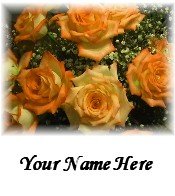 Ecrater Store Logo & HomePage Image Orange Flower Bouquet Dress Up your Ecrater Store!!