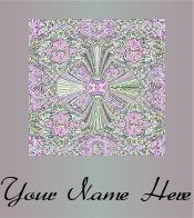 Ecrater Store Logo & HomePage Image Pink Green Cross Pattern Dress Up your Ecrater Store!!