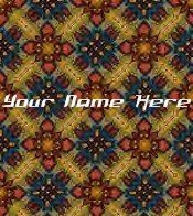 Ecrater Store Logo & HomePage Image Brown Red Quilt Pattern Dress Up your Ecrater Store!!
