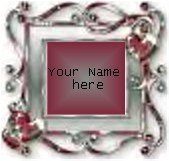 Neoloch.com Store Banner and Logo Combo Maroon Silver Border Add your Store Name!