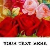 Neoloch.com Store Banner and Logo Combo Red Roses Flowers Add your Store Name!