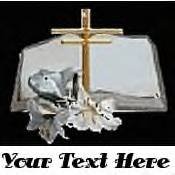 Neoloch.com Store Banner and Logo Combo Bible and Cross Religious Christian Add your Store Name!