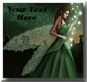 Neoloch.com Store Banner and Logo Combo Green Fairy Add your Store Name!