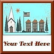 Neoloch.com Store Banner and Logo Combo Blue Houses Add your Store Name!