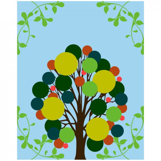 Popping Foliage - 8x10 Print