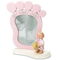 Pink Baby's First Step Frame