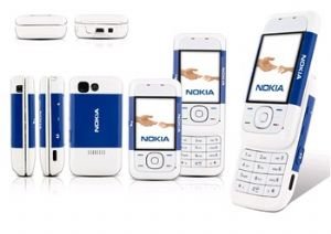 Nokia 5200 Blue Triband Unlocked Gsm Phone