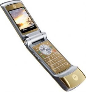 Motorola - K1 Krzr - Gold Unlocked Gsm Cell Phone