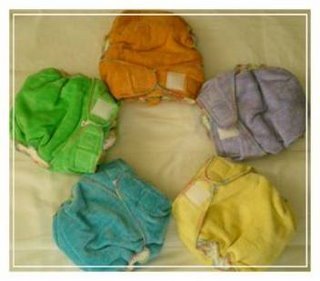 Velour Fitted Cloth Diaper (RM 39)