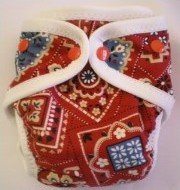 Red Bandana - Snazzy Cloth Diaper (RM 68)