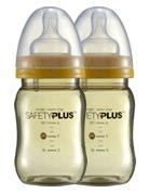 Safety Plusâ„¢ Milk Bottles 2x150ml (RM 65.90)